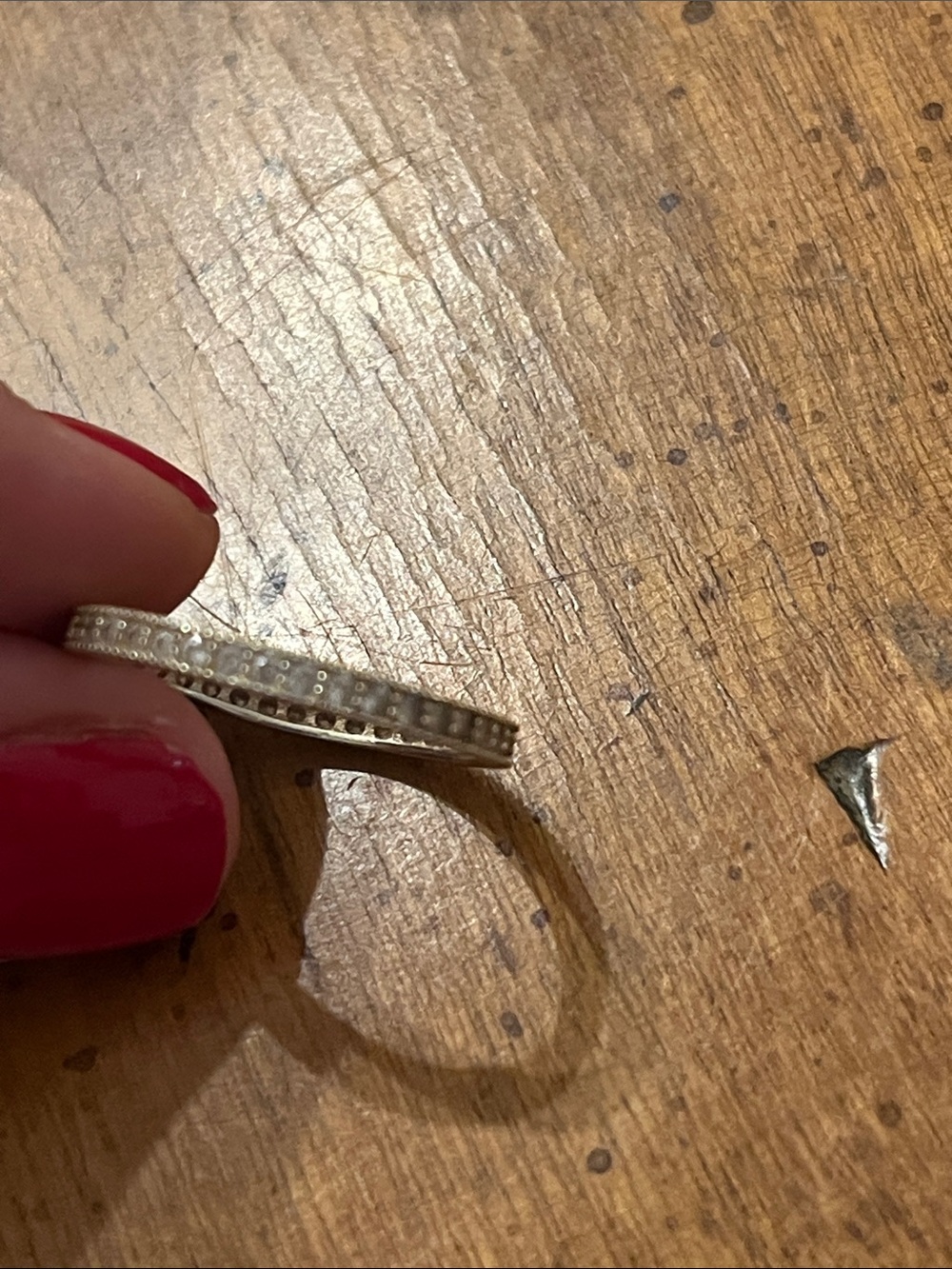 Sterling Silver Ring with gold overlay